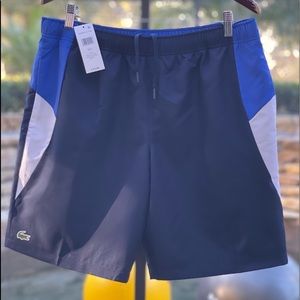 LACOSTE 7” SPORT MESH LINED TENNIS SHORTS‎ GH8925 BLUE